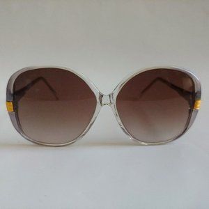 NWT Vintage 90's Plastic Lady Fashion Sunglasses (S.Crystal Smoke)